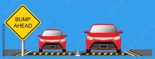 reduce speed bumpers safety device pedestrian public zone prevent crash car vehicle protection protector road street cross walk private way area school sign floor equipment
