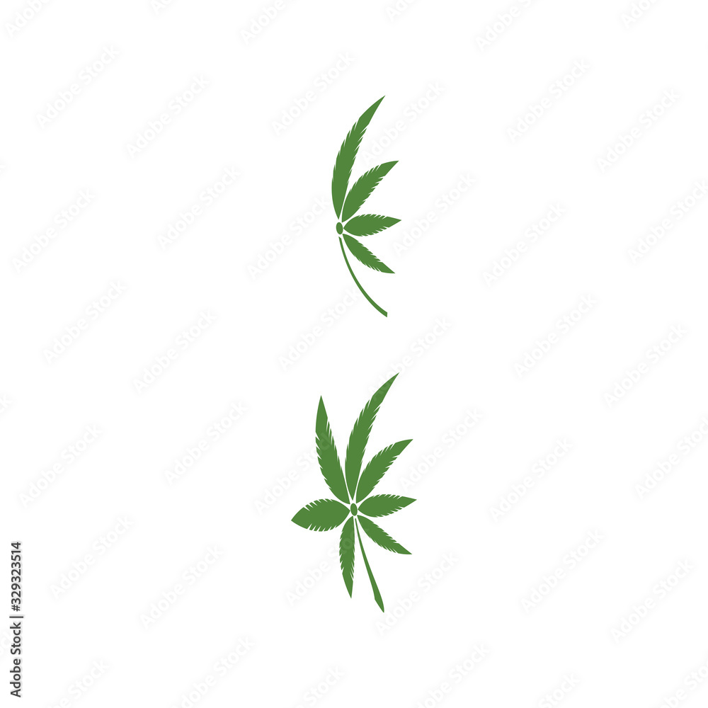 Canabis Logo Template vector Canabis Logo Template vector