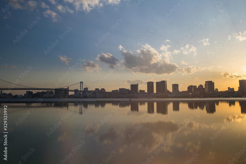 Naklejka premium odbicie