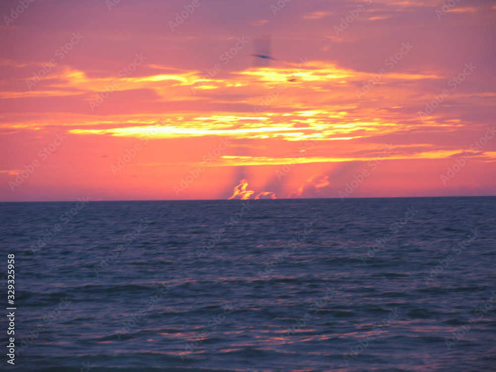 Sunset, Holmes Beach, Anna Maria Island, Bradenton, Florida, USA