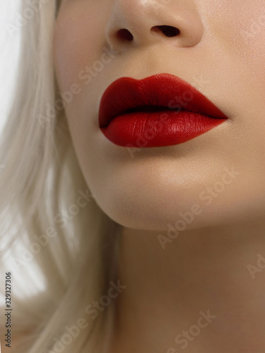Fotografie, Obraz Closeup plump Lips
