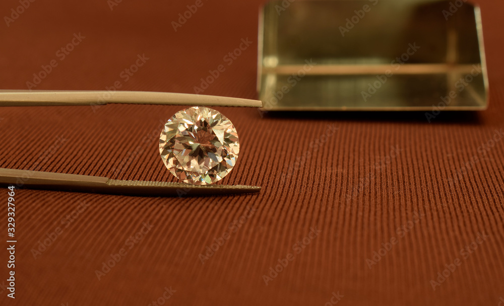 Selected diamonds In the tong