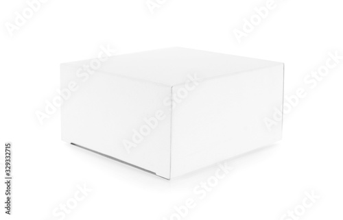 close up of a white box on white background © sangsiripech
