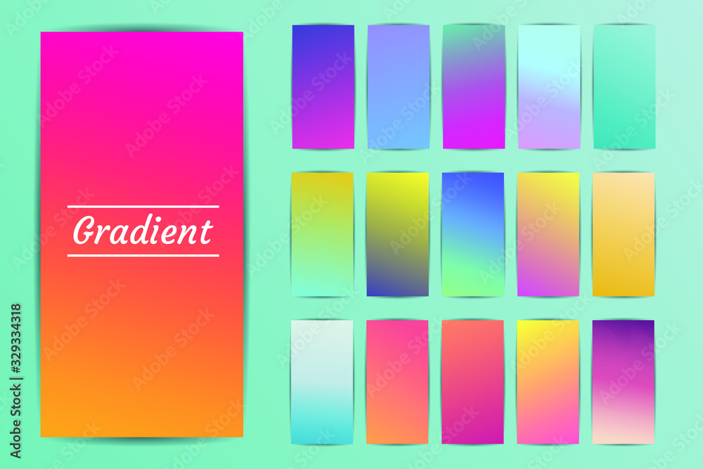 Color gradient cover design. Vibrant background for screen, poster, banner, wallpaper, social media post