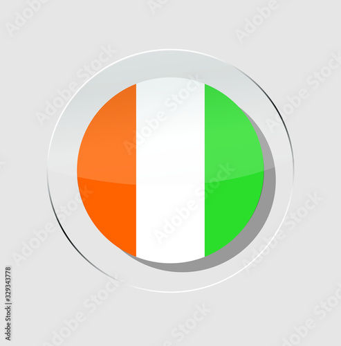 Free Download cote d'ivoire country flag circle icon with a white background - GFXLoad