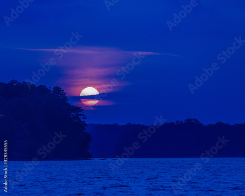 Sunset on High Rock Lake, NC