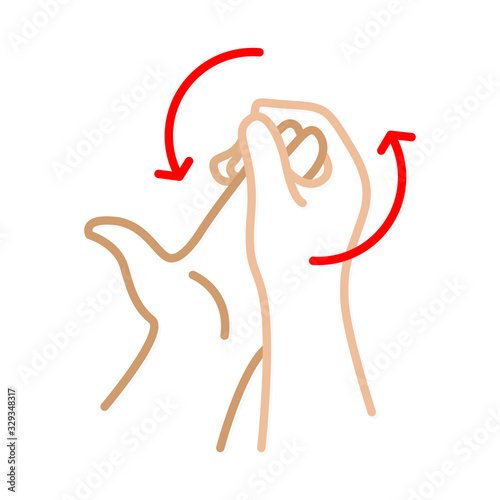 Hand Washing For Prevent Illness And Hygiene, Keep Your Healthy, Outline Icons, Sanitary, Infection, Sickness, Healthy on white background