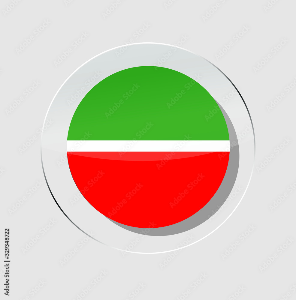 the tatarstan country flag circle icon with a white background the tatarstan country flag circle icon with a white background