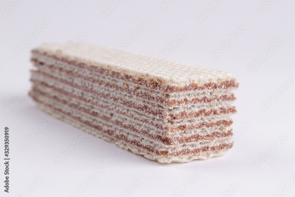 Top view of waffles isolated on a white background, waffles Top view of waffles isolated on a white background, waffles