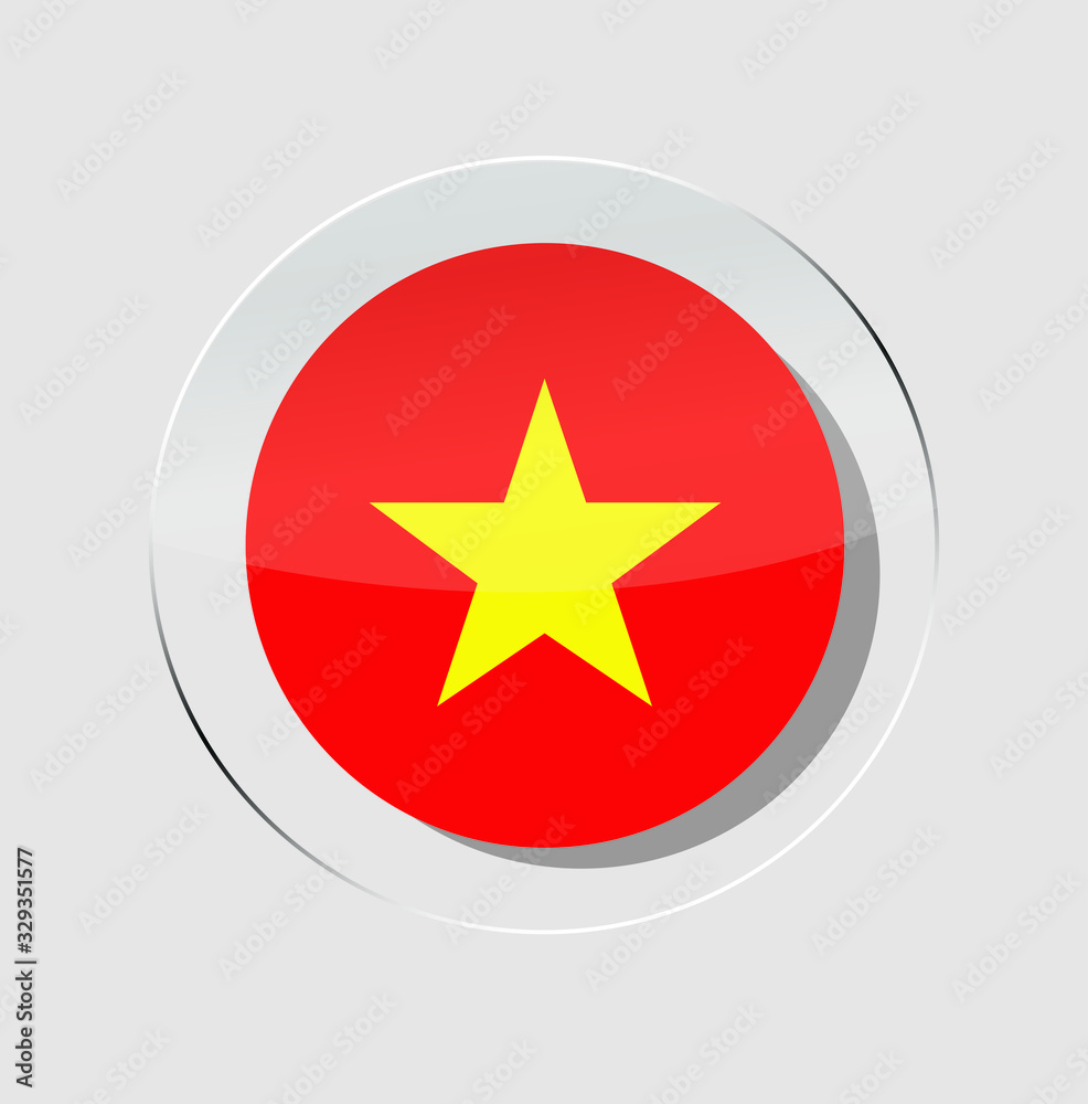 vietnam country flag circle icon with a white background vietnam country flag circle icon with a white background