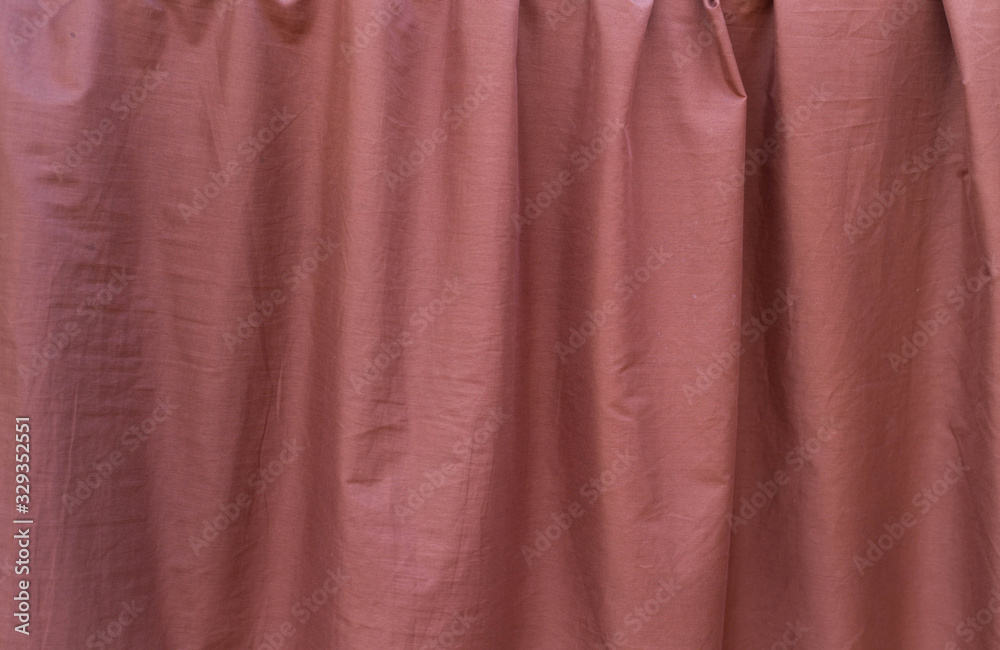 red silk background of fabric