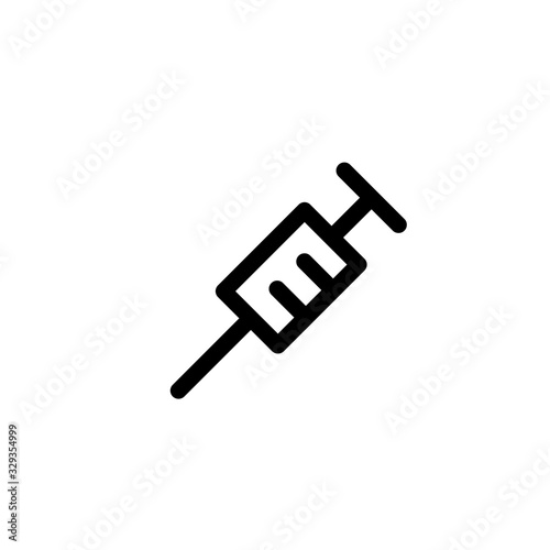 Vector illustration, syringe icon design