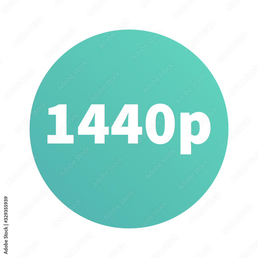 1440p high graphics display resolution icon 1440p high graphics display resolution icon