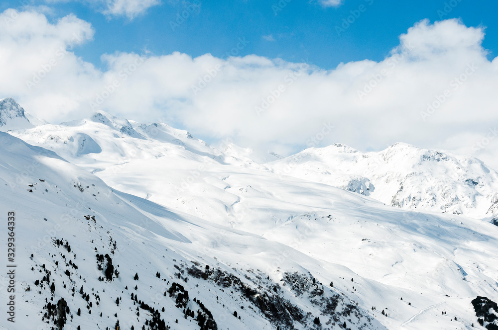 Bivio, Julierpass, Passstrasse, Passhöhe, Engadin, Alpen, Piz Turba, Piz Platta, Parc Ela, Winter, Winterwanderweg, Wintersport, Graubünden, Schweiz