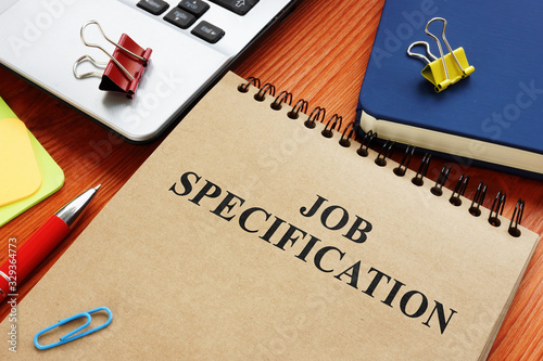 Tablou pe pânză Job specification with written statement for recruitment.