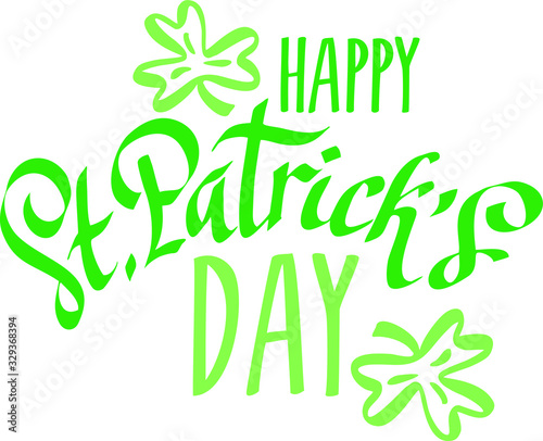 vector hand lettering saint patrick's day greetings card_14