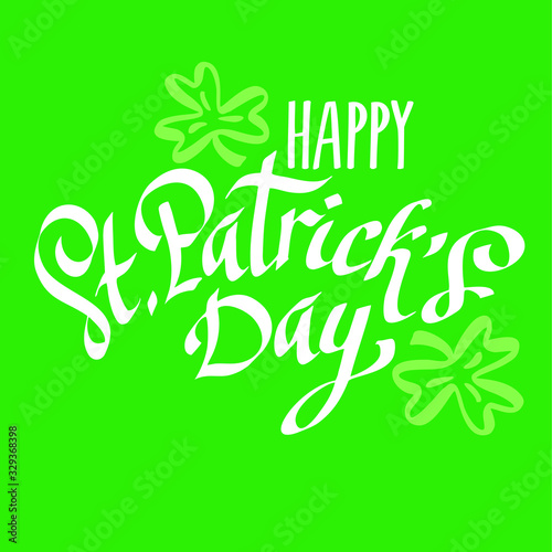 vector hand lettering saint patrick's day greetings card_13