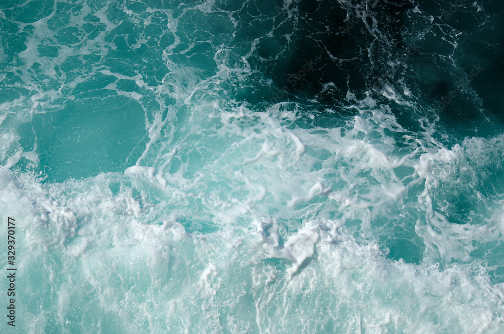 Fototapeta premium Background of aqua sea water
