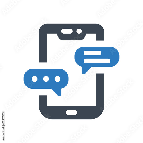 Mobile Text Message Icon