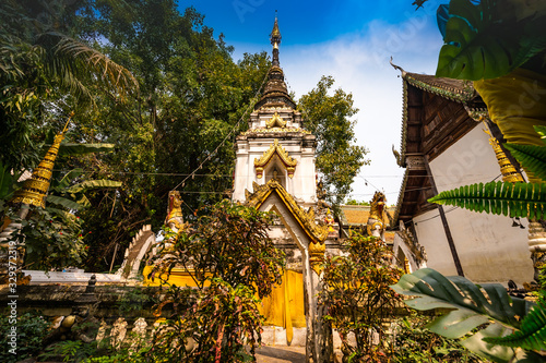 Old pagoda in Tah Mai I temple photo