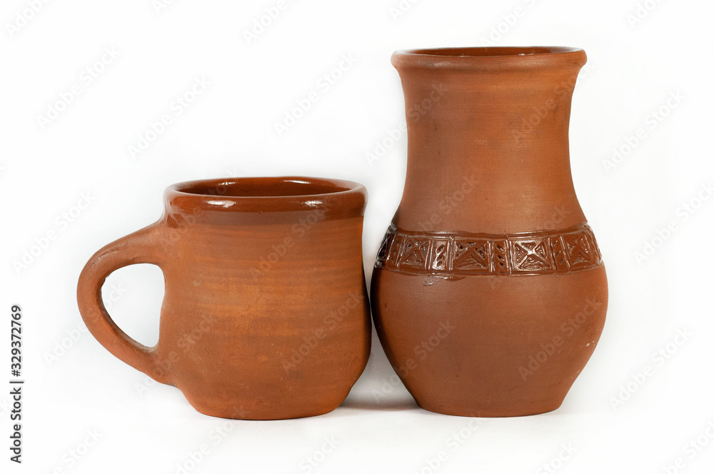 Pottery for food and drinking