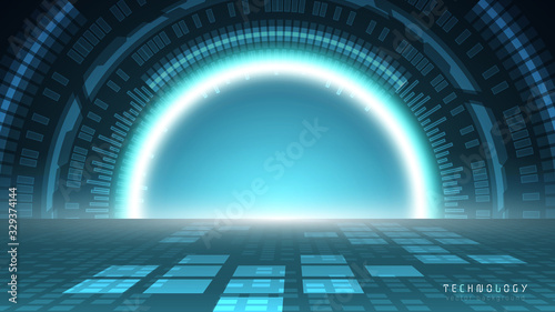 blue futuristic game interface technology abstract vector background,ui copy space cyberspace technology background design,virtual reality technology screen computer background