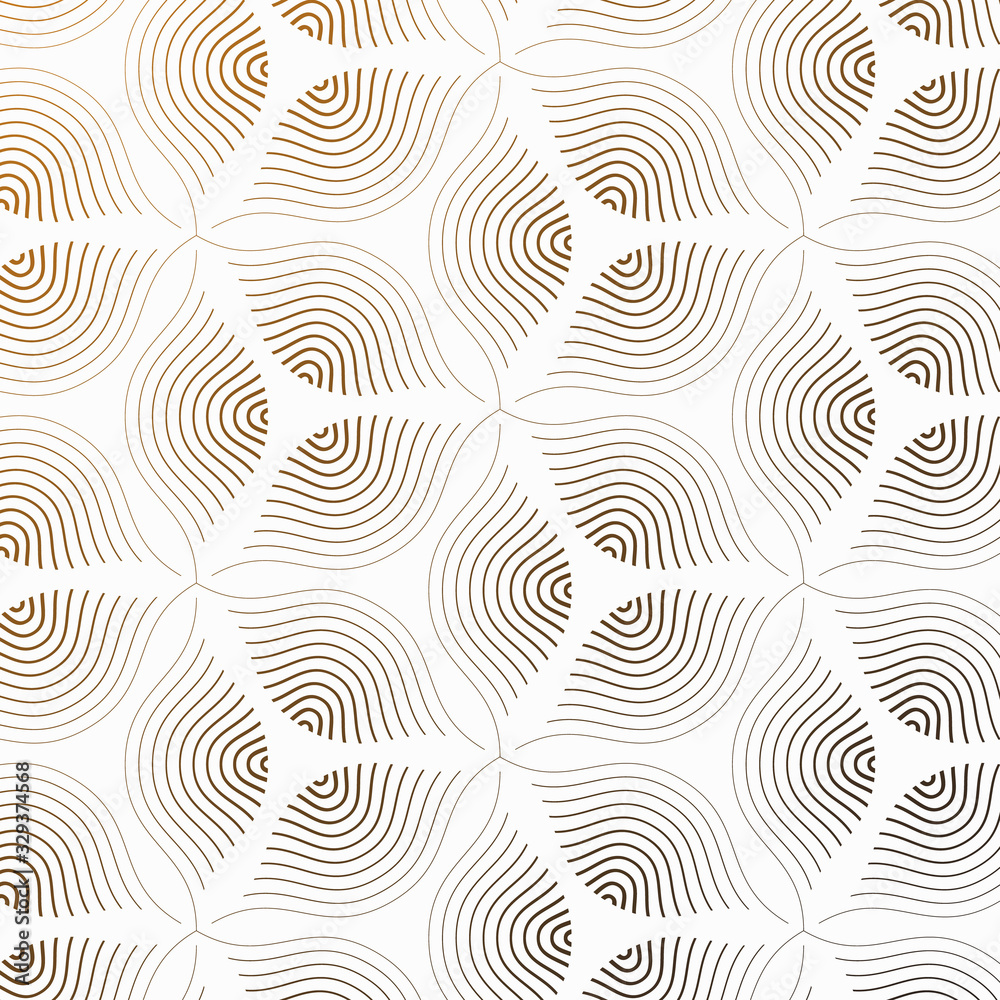 Vector pattern, repeating abstract flower or leaves with curve line. Pattern is clean for fabric, wallpaper, printing. Pattern is on swatches panel