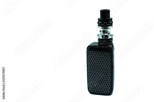 A vape pen or vape mod used for vaping isolated on a white background