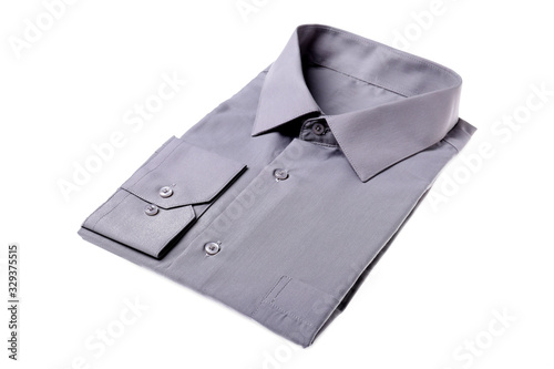 Stylish shirt isolated on white. Dry-cleaning service © New Africa