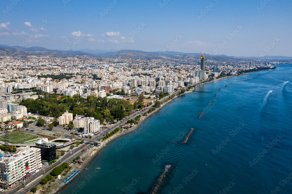 Cyprus. View of Limassol from above