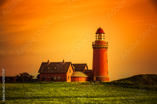 Bovbjerg Fyr Leuchtturm in Dänemark
