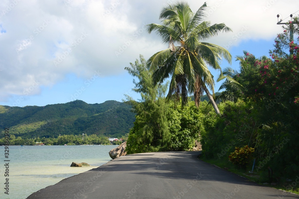 Fototapeta premium plage de Praslin - Seychelles