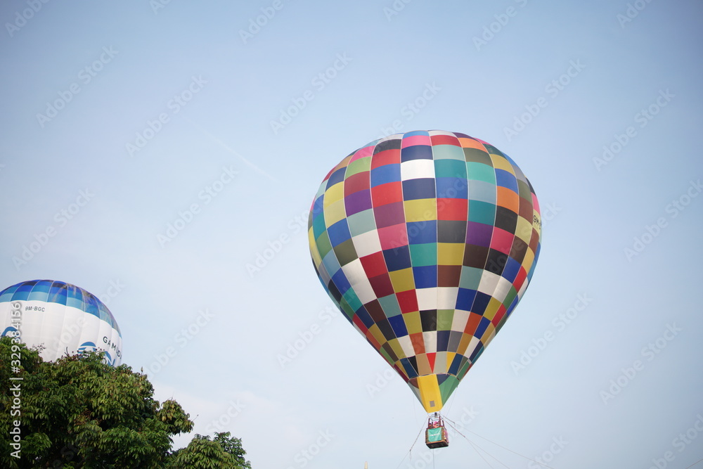 Obraz premium Hot Air Balloons at the 10th Putrajaya International Hot Air Balloon Fiesta.
