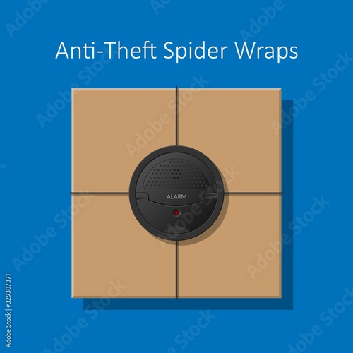 SPIDER WRAP Anti theft retail Electronic article surveillance pilfer lost Prevention