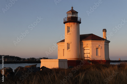 lighthouse at sunrise