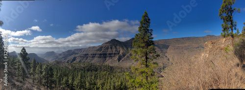 Panoramic from nature on Gran Canaria