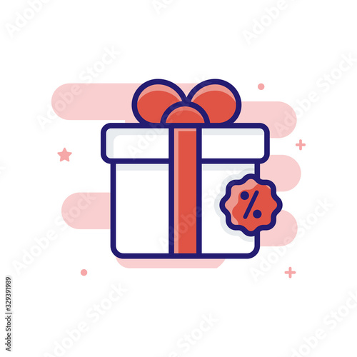 Motivation  Vector illustration Outline Filled With Color Background Icon