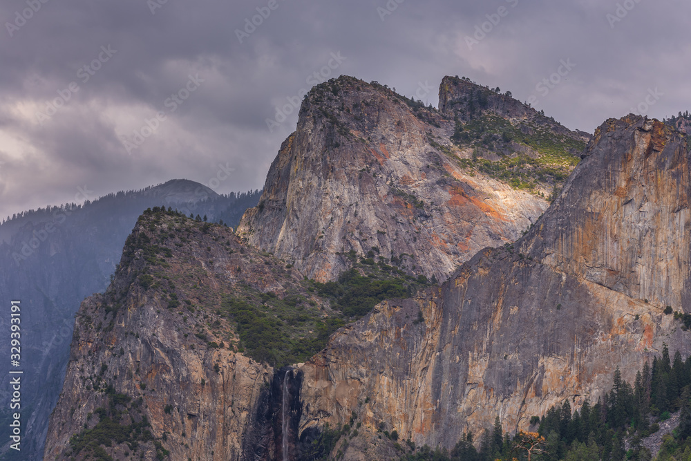 Yosemite National Park located in Yosemite Valley, California, USA.