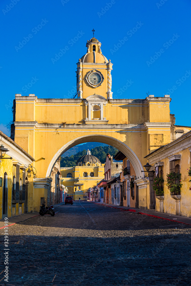 Old town in Antigua Guatemala 