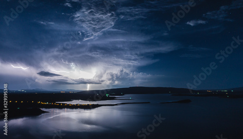  Lightning over the lake
