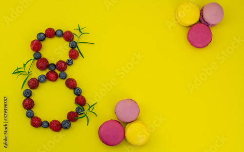 abstract background with easter eggs photo