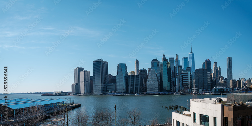 Fototapeta premium view of manhattan