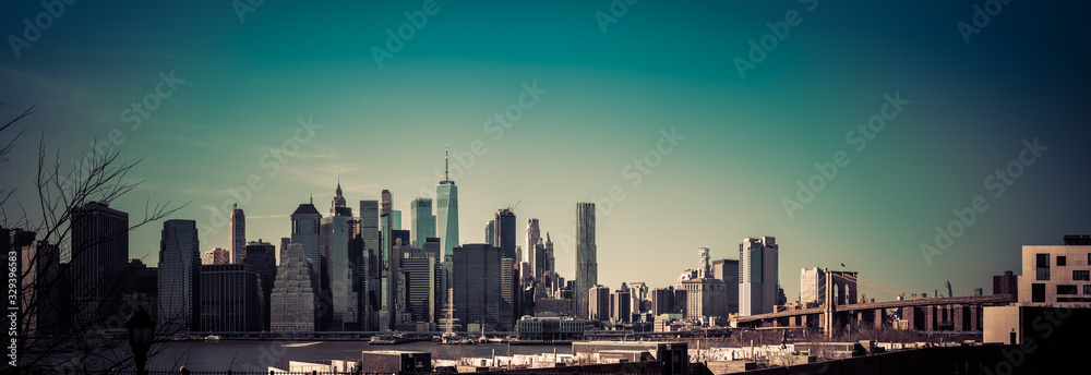 Obraz premium new york city skyline