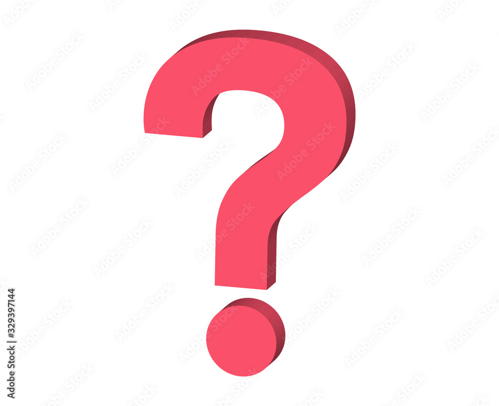 question mark 3d vector question mark 3d vector