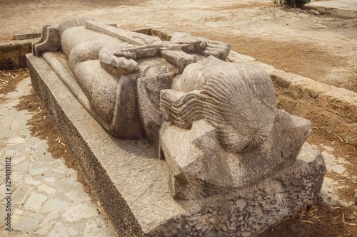 Sarcophagus grave of king of France St. Louis lX in Tunis, Carthage photo