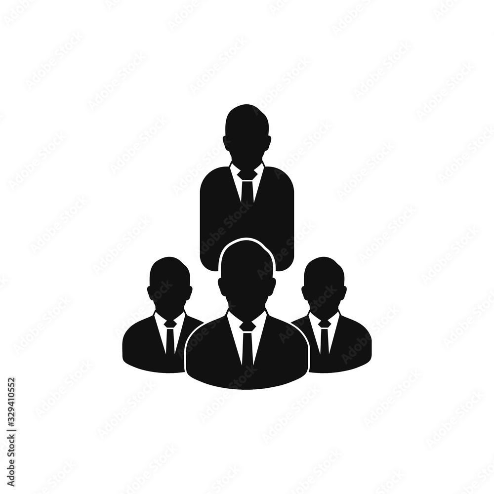 Business Teamwork Icon. Editable Vector Symbol Illustration. Business Teamwork Icon. Editable Vector Symbol Illustration.