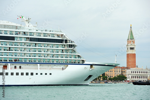 Cruise ship in Venice