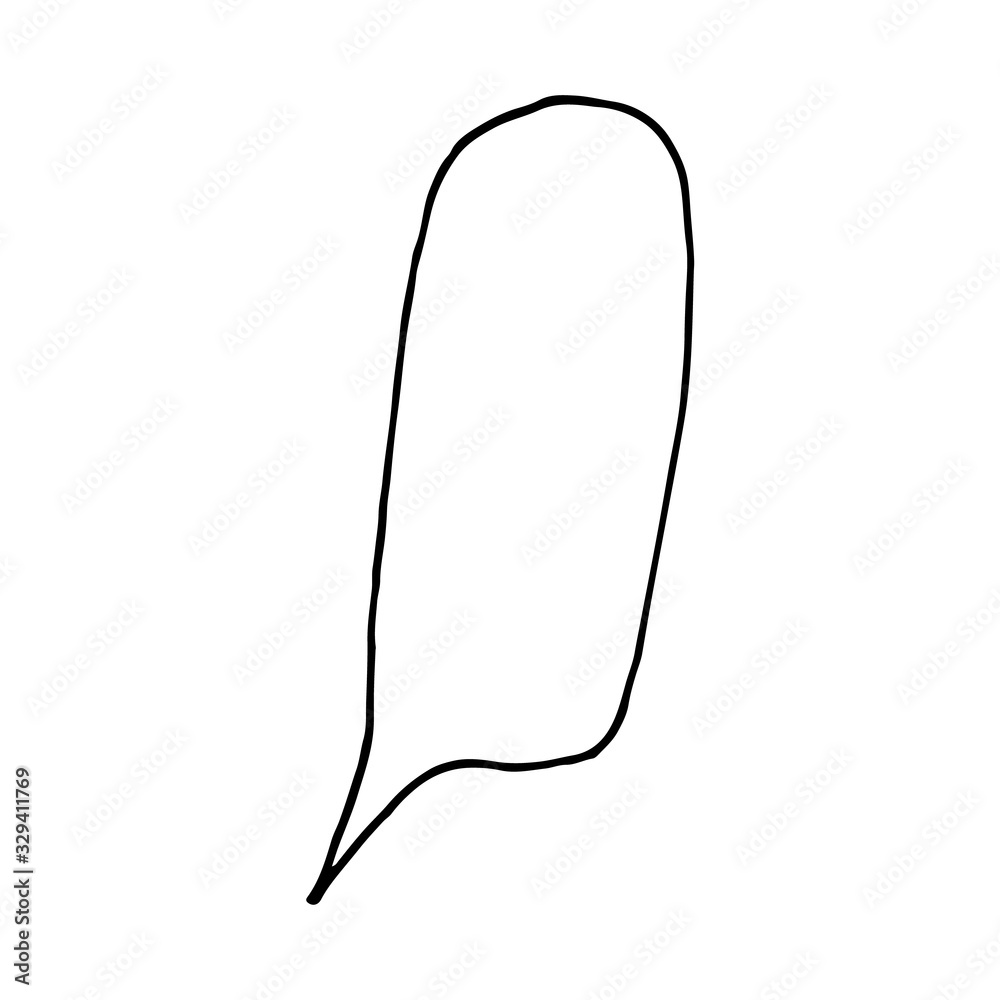 Hand drawn shapes of speech bubble. Hand drawn cartoon doodle vector illustration. Hand drawn shapes of speech bubble. Hand drawn cartoon doodle vector illustration.