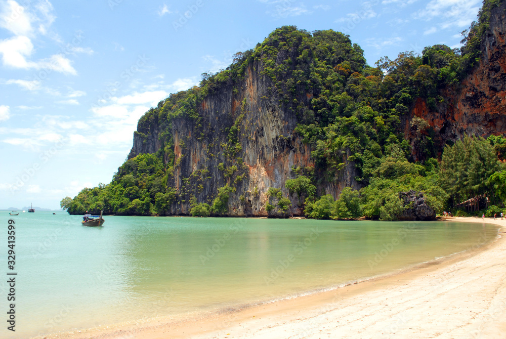 Obraz premium Thailand - Sea and beach in krabi - one of the best place in the world for summer holidays 