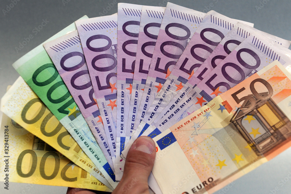 Euros - Money - euro cash background. Euro Money Banknotes Euros - Money - euro cash background. Euro Money Banknotes